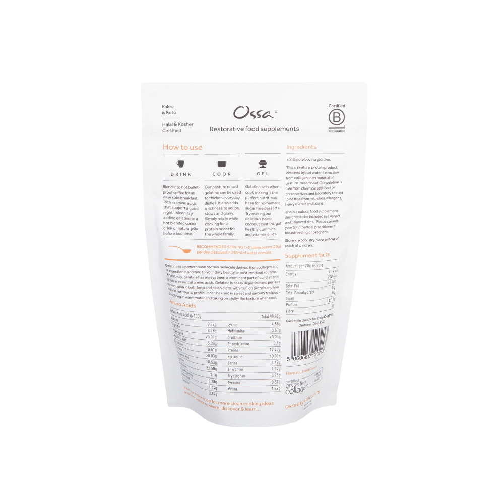 Ossa Pasture Raised Gelatine